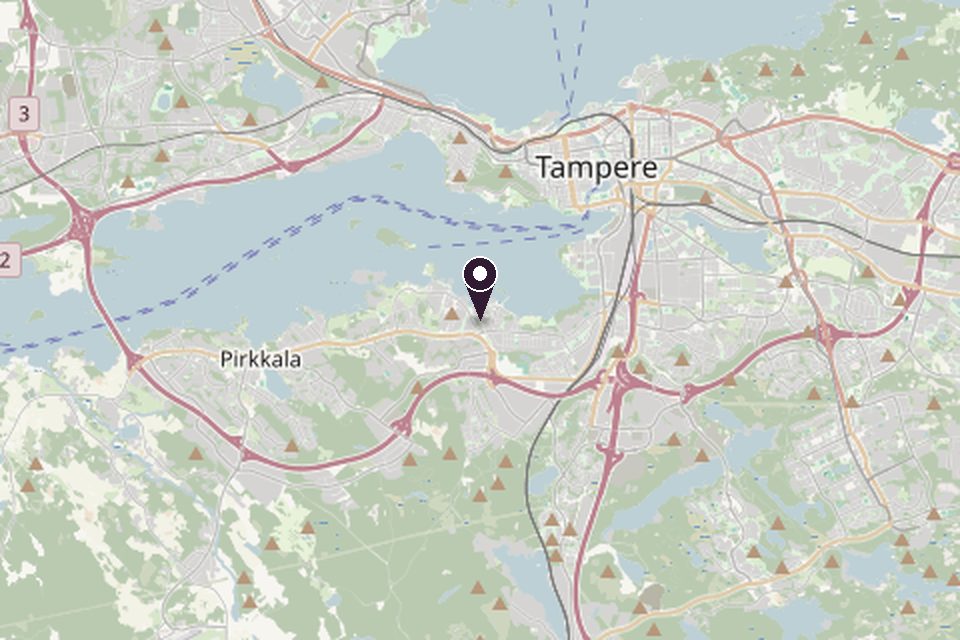 Kartta: Härmälänranta, Tampere