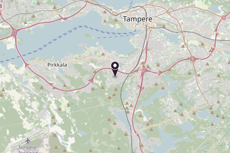 Kartta: Tanssittava studio
