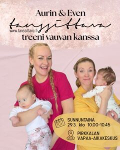 Auri Kananen & Eveliina Kiukkonen: Tanssittava treeni vauvan kanssa